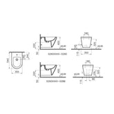 Bidet suspendu Integra Vitra